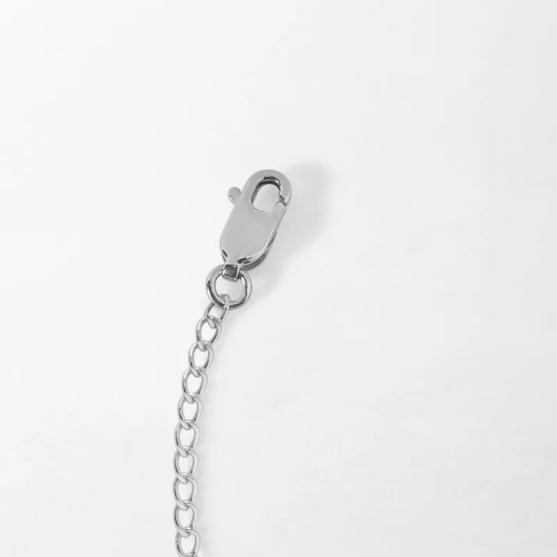 Edge of Ember Chain | Style | Snake Chain Necklace - Silver