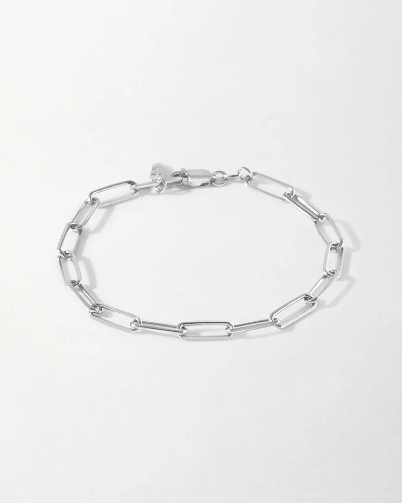 Edge of Ember Chain | Style | Snake Chain Necklace - Silver