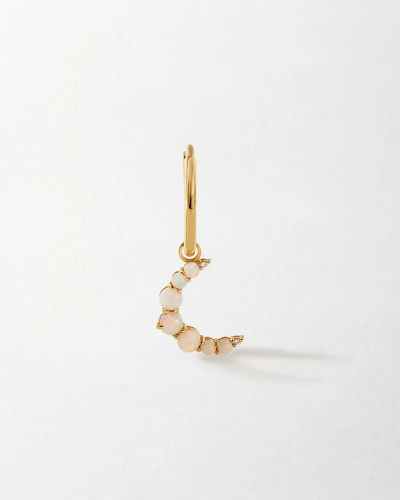 Edge of Ember Solid Gold & Diamonds | Style | Solar Opal Necklace