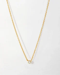 Edge of Ember Style | Solitaire Diamond Bracelet - Yellow Gold