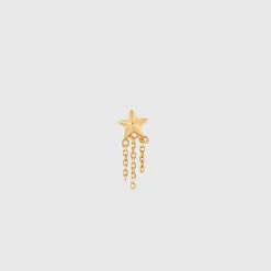 Edge of Ember Studs | Style | Solitaire Diamond Piercing Earring