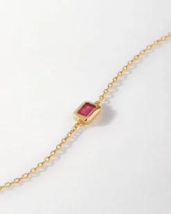Edge of Ember Hoops | Style | Solstice Pink Tourmaline Earrings - Gold