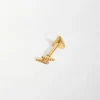 Edge of Ember Piercing | Studs | Trillion Diamond Piercing Earring