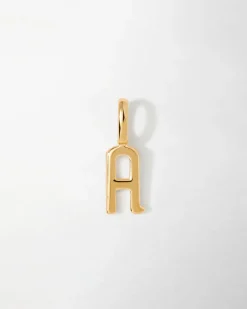 Edge of Ember Solid Gold & Diamonds | Initial | Triple Initial Solid Gold Necklace