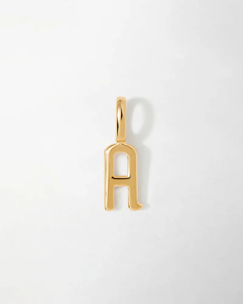 Edge of Ember Solid Gold & Diamonds | Initial | Triple Initial Solid Gold Necklace